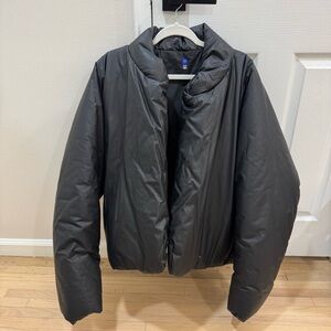 Yeezy Gap Engineered By Balenciaga Black Round Puffer Jacket Men Size Medium